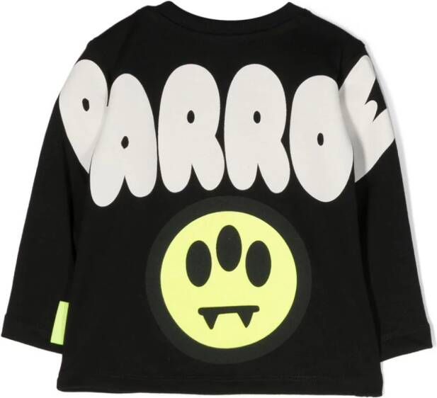 Barrow kids Sweater met logoprint Zwart