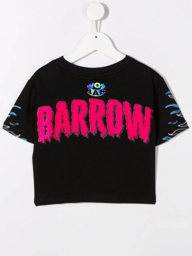 Barrow kids T-shirt met logo Zwart