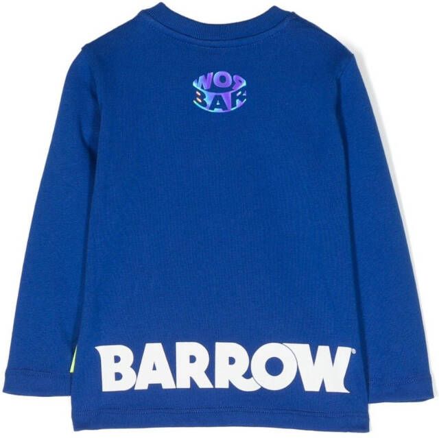 Barrow kids T-shirt met logoprint Blauw