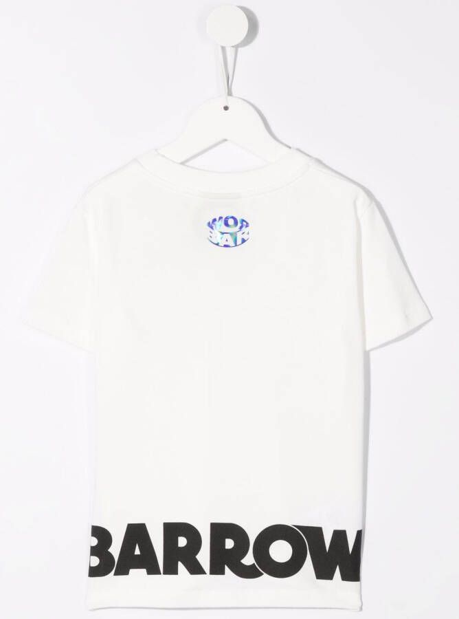 Barrow kids T-shirt met print Wit