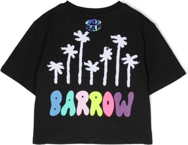 Barrow kids T-shirt met print Zwart