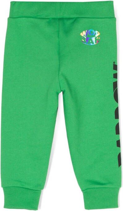 Barrow kids Trainingsbroek met logoprint Groen