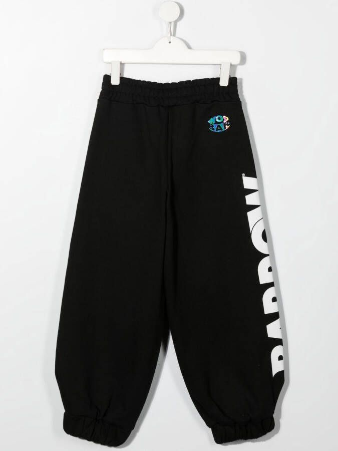 Barrow kids Trainingsbroek met logoprint Zwart