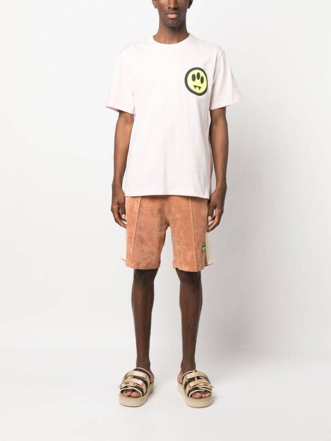 BARROW Shorts met logopatch Bruin