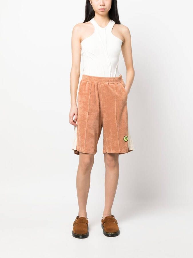 BARROW Shorts met logopatch Bruin