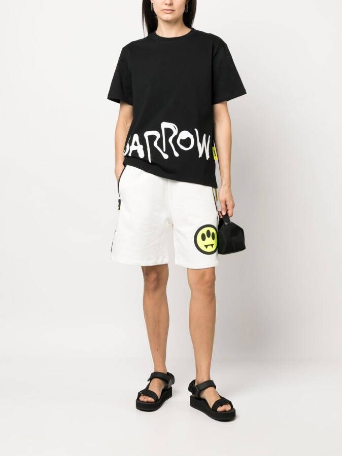 BARROW Shorts met print Wit