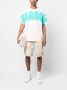 BARROW Shorts met tie-dye print Beige - Thumbnail 2