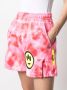 BARROW Shorts met tie-dye print Roze - Thumbnail 5