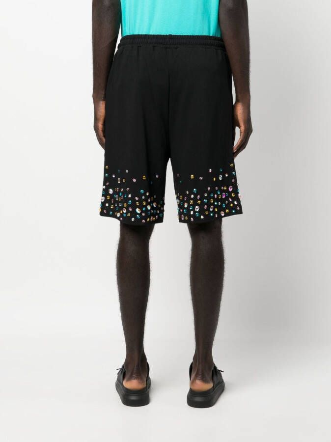 BARROW Shorts verfraaid met kristallen Zwart