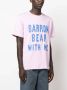 BARROW T-shirt met logoprint Roze - Thumbnail 4