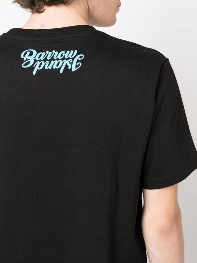 BARROW T-shirt met print Zwart