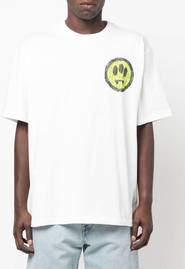 BARROW T-shirt met ronde hals Wit