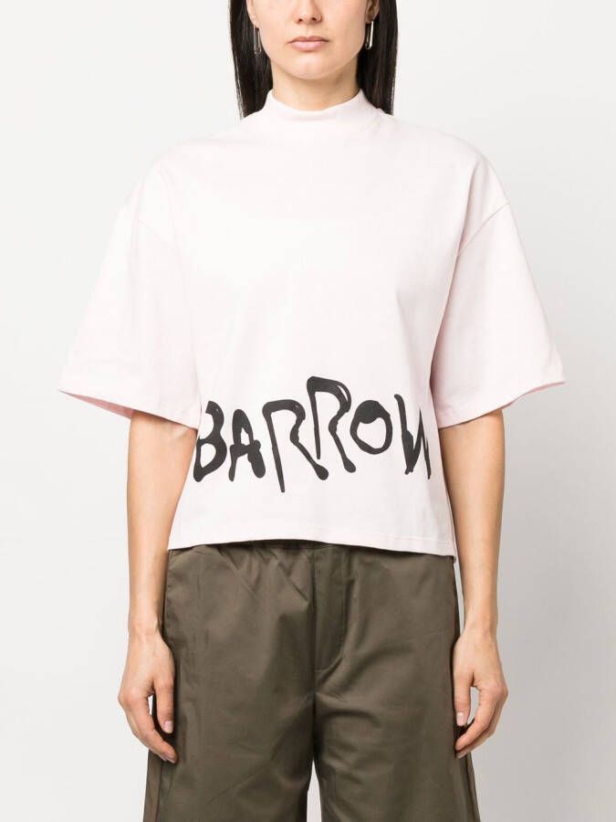 BARROW T-shirt met teddybeer Roze