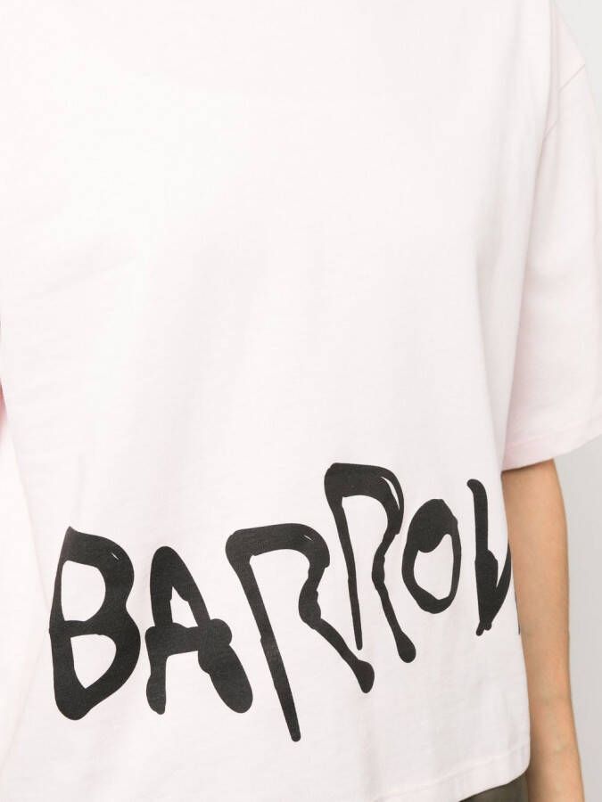 BARROW T-shirt met teddybeer Roze