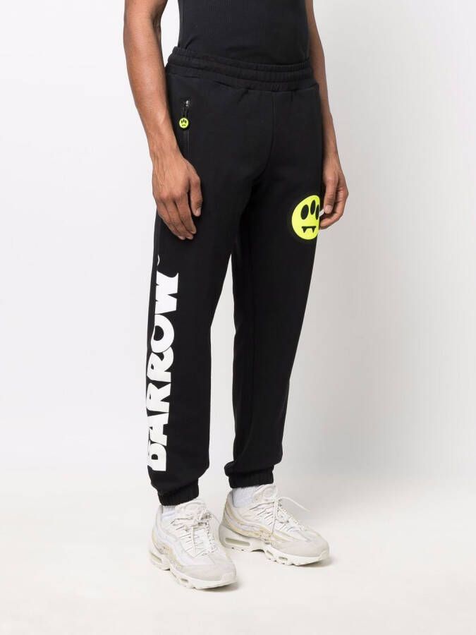 BARROW Trainingsbroek met logoprint Zwart