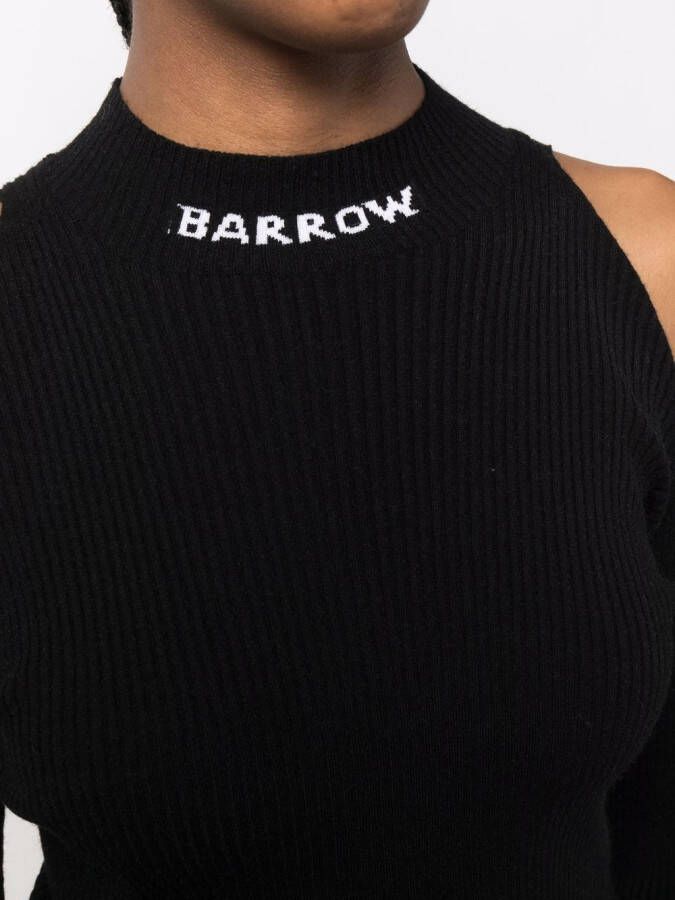 BARROW Trui met logoprint Zwart