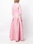 Baruni Loretta avondjurk met bloemenprint Roze - Thumbnail 4