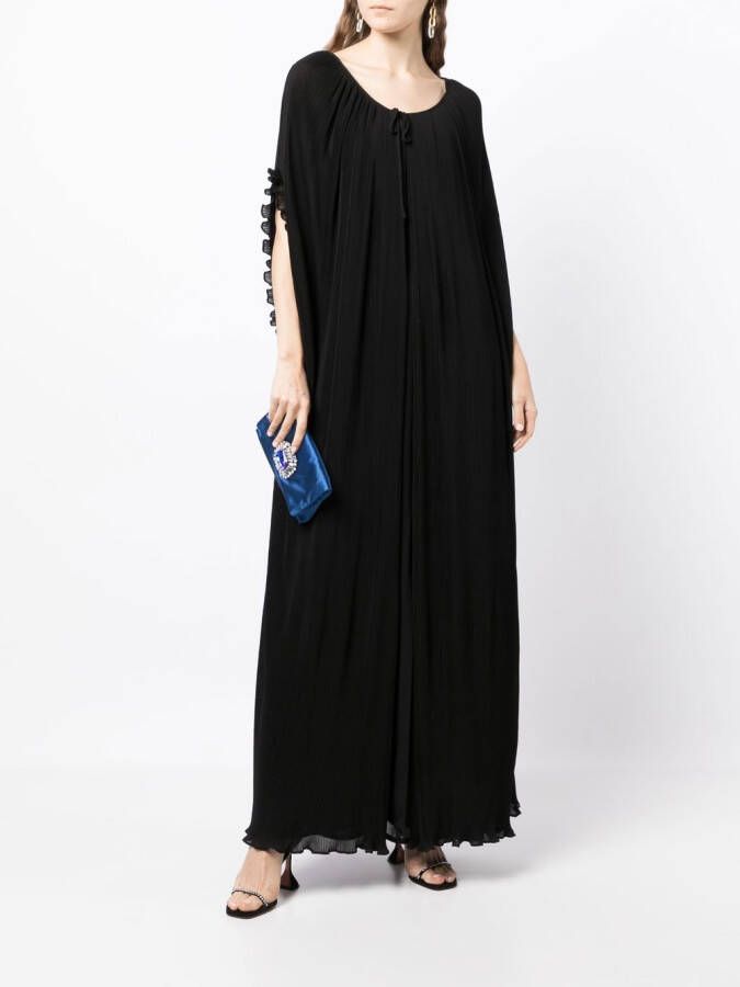 Baruni Mouwloze cape Zwart