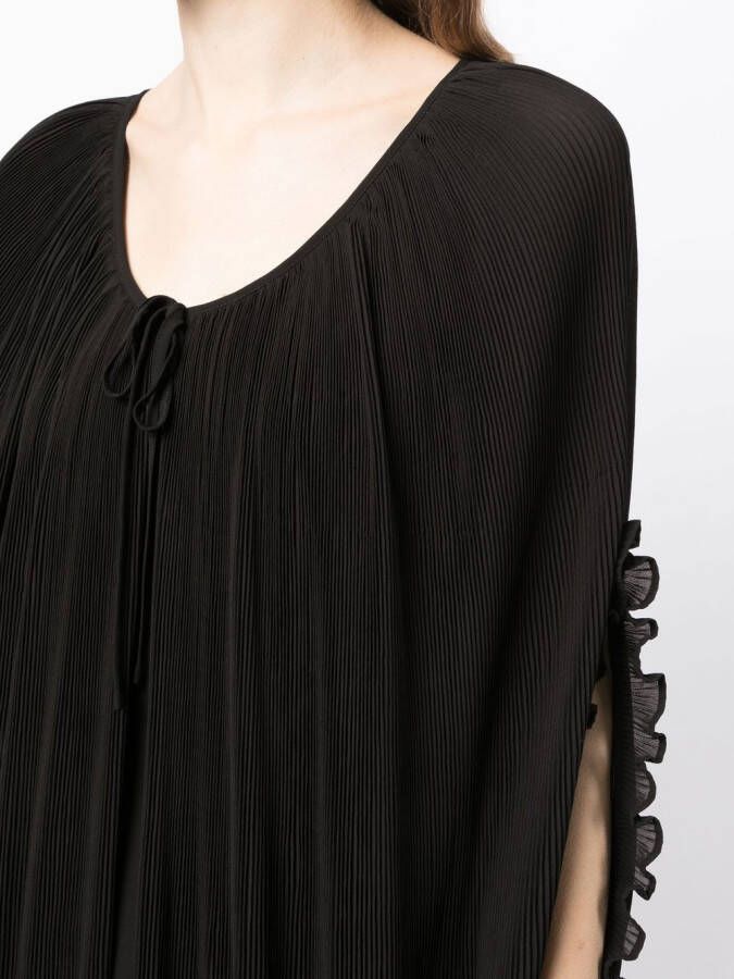 Baruni Mouwloze cape Zwart