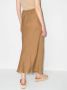 Baserange Linnen maxi-rok Bruin - Thumbnail 3