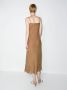 Baserange Mouwloze midi-jurk Bruin - Thumbnail 3