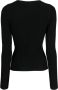 Baserange Sweater met ronde hals Zwart - Thumbnail 2