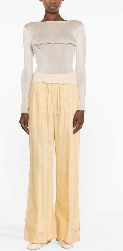 Baserange Top met lange mouwen Beige