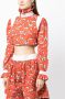 Batsheva Top met bloemenprint Rood - Thumbnail 3