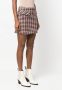 Baum Und Pferdgarten Mini-rok met pied-de-poule print Rood - Thumbnail 3