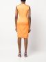 BCBG Max Azria Midi-jurk met schede Oranje - Thumbnail 4