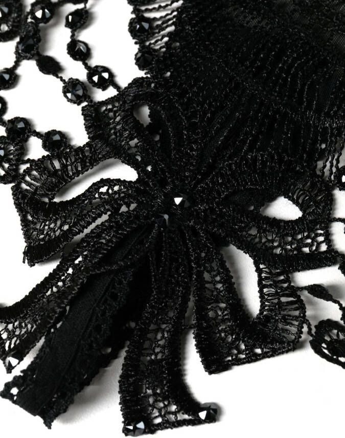 Belle Et Bon Slip met Swarovski kristallen Zwart