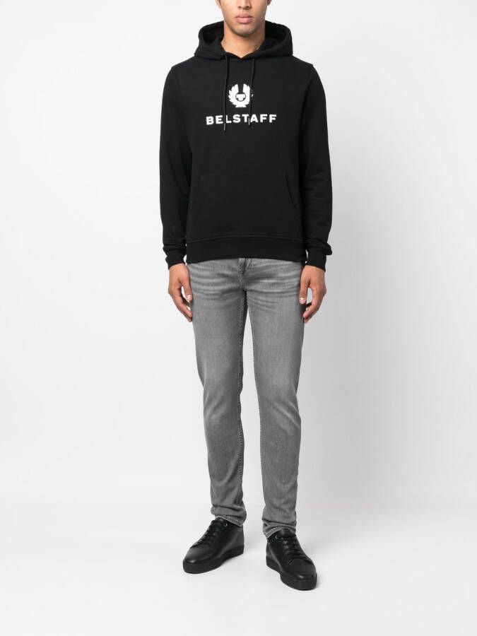 Belstaff Hoodie met logo Zwart