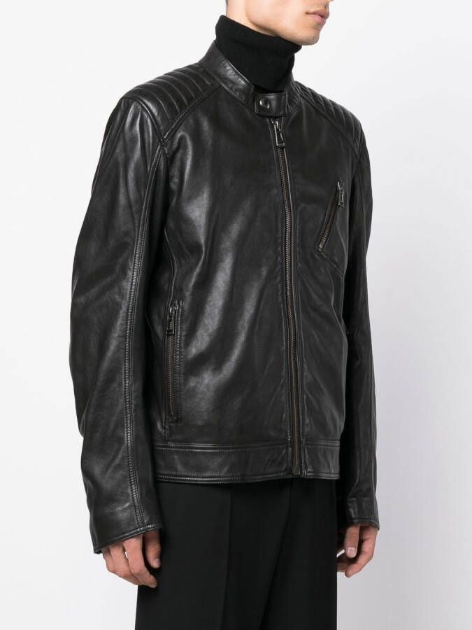 Belstaff Leren jack Zwart