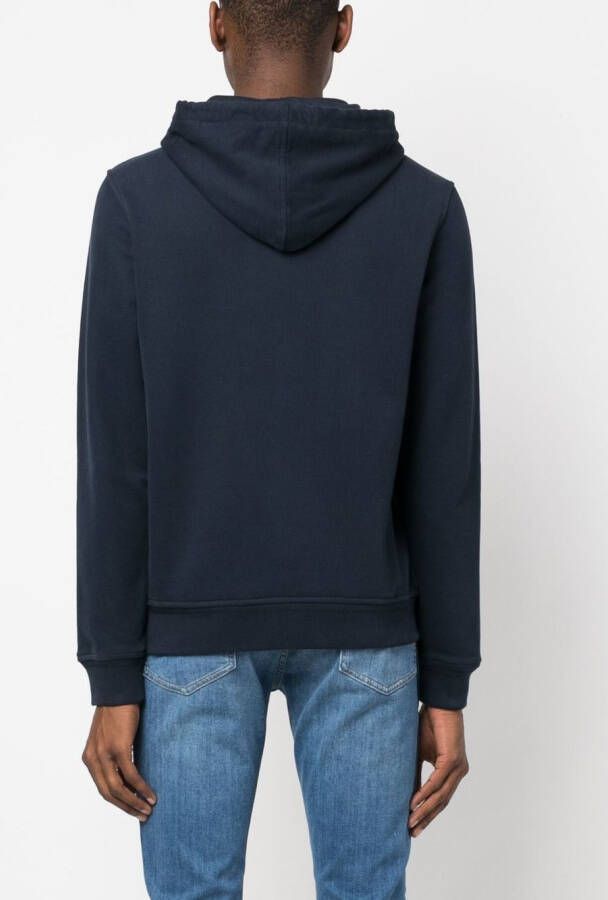 Belstaff Hoodie met logopatch Blauw