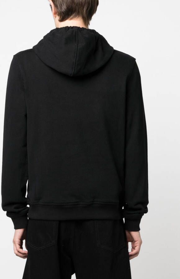 Belstaff Hoodie met logopatch Zwart