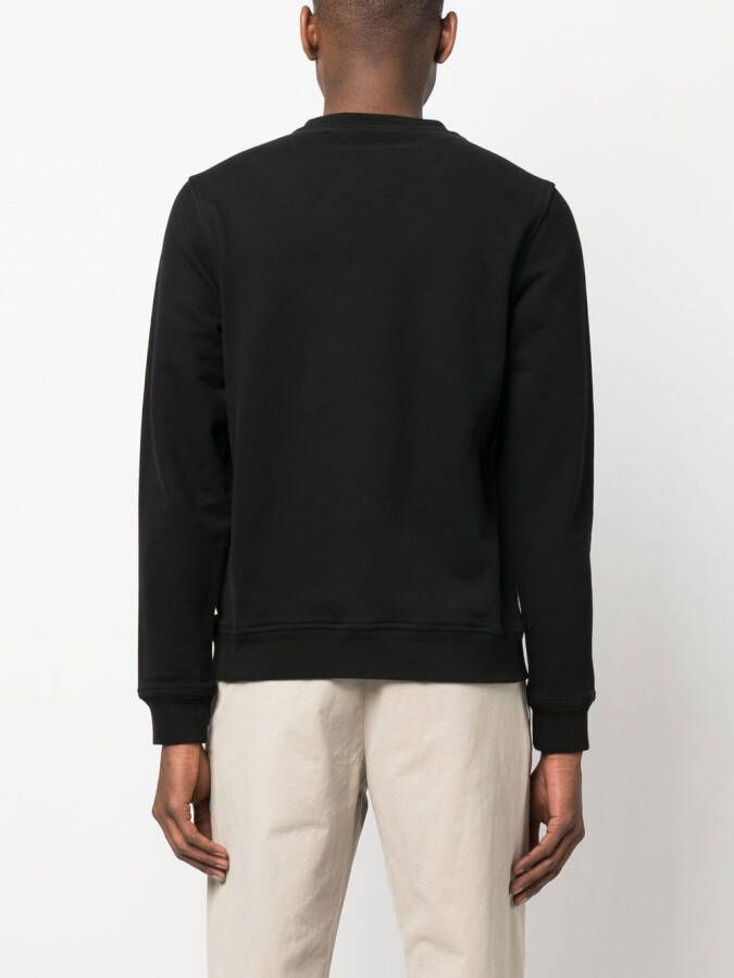 Belstaff Katoenen sweater met logopatch Zwart