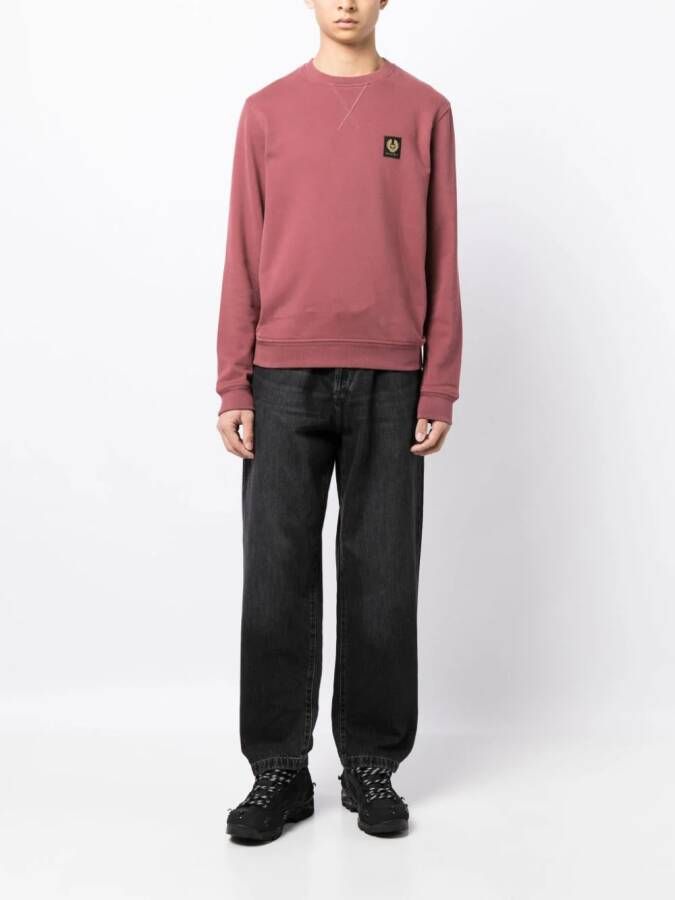 Belstaff Sweater met logopatch Rood