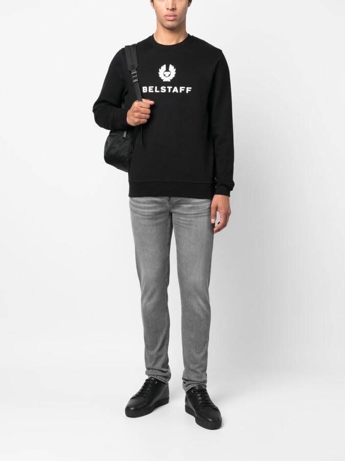 Belstaff Sweater met logoprint Zwart