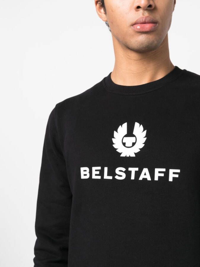 Belstaff Sweater met logoprint Zwart