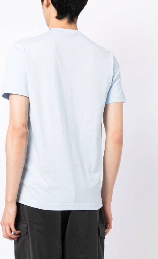 Belstaff T-shirt met logopatch Blauw