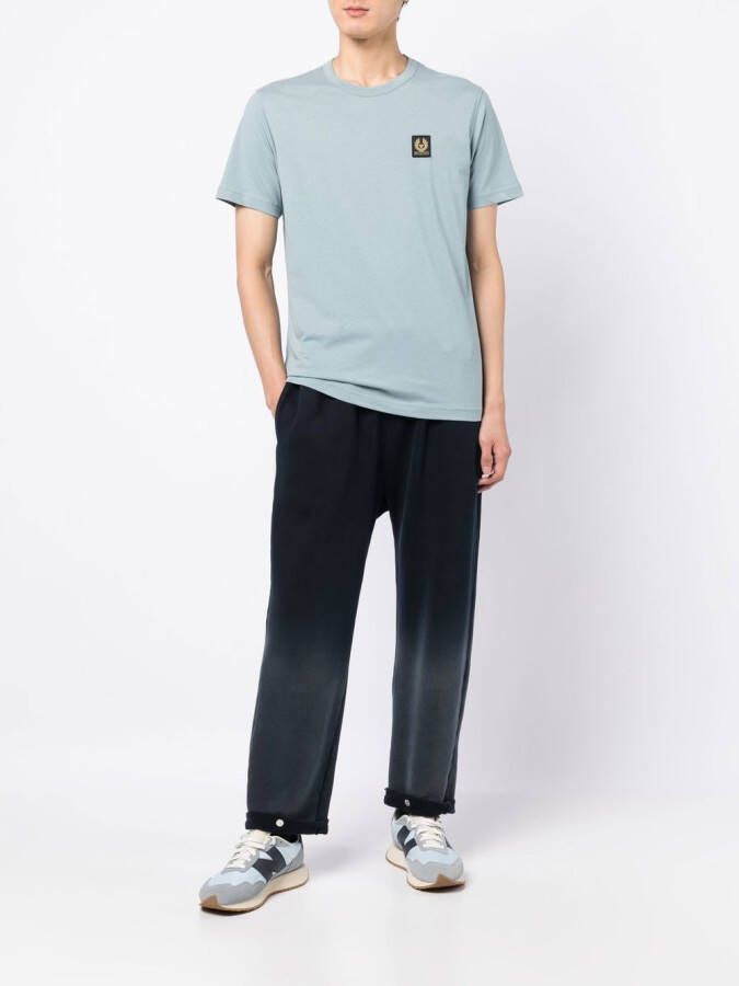 Belstaff T-shirt met logopatch Blauw