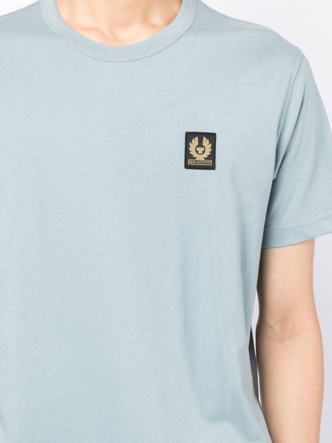 Belstaff T-shirt met logopatch Blauw