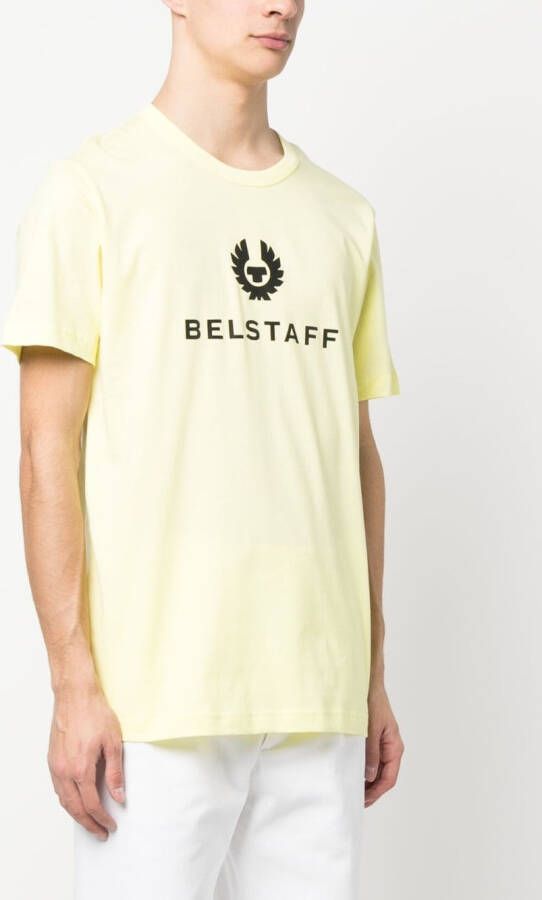 Belstaff T-shirt met logoprint Geel