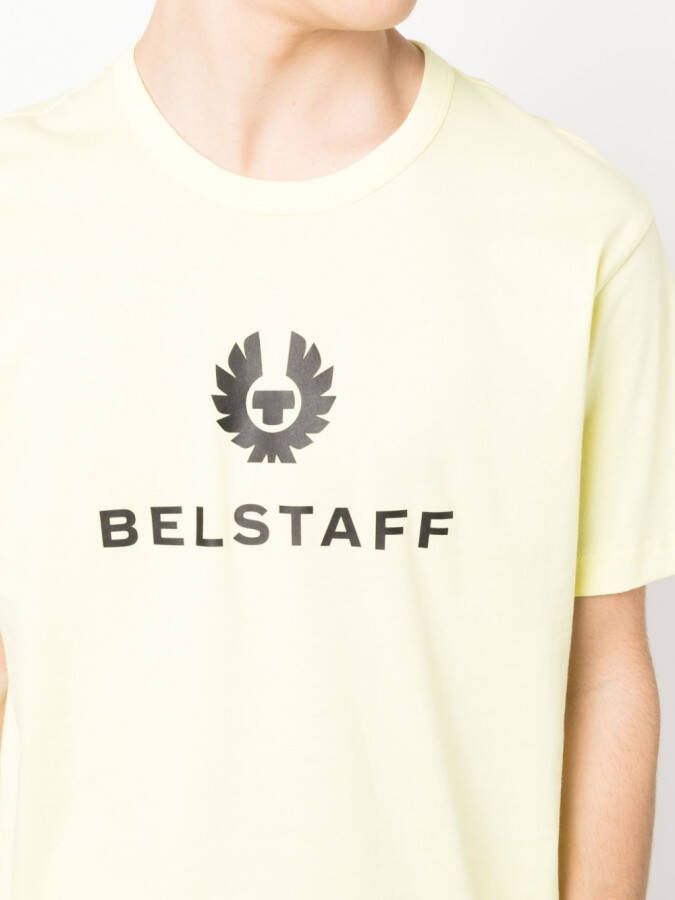 Belstaff T-shirt met logoprint Geel