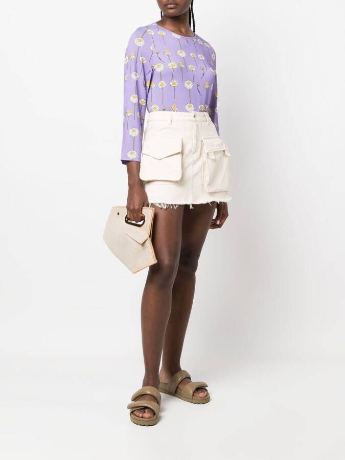 Bernadette T-shirt met ronde hals Paars