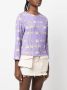 Bernadette T-shirt met ronde hals Paars - Thumbnail 3
