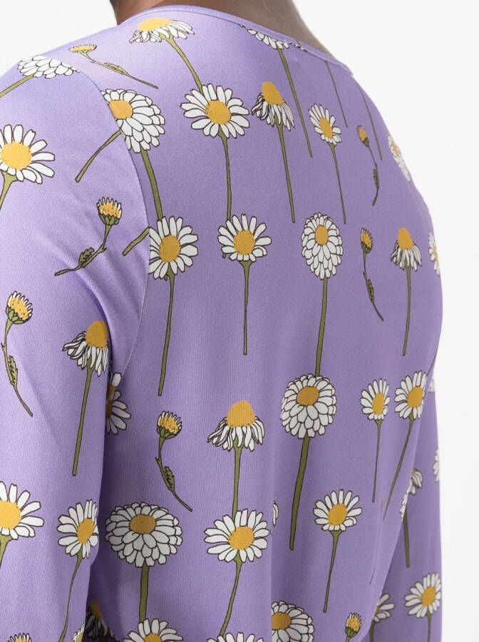 Bernadette T-shirt met ronde hals Paars