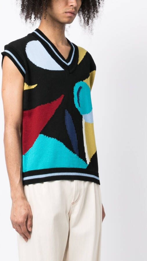 Bethany Williams Spencer met print Zwart
