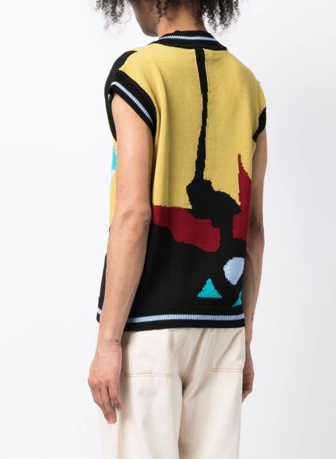 Bethany Williams Spencer met print Zwart