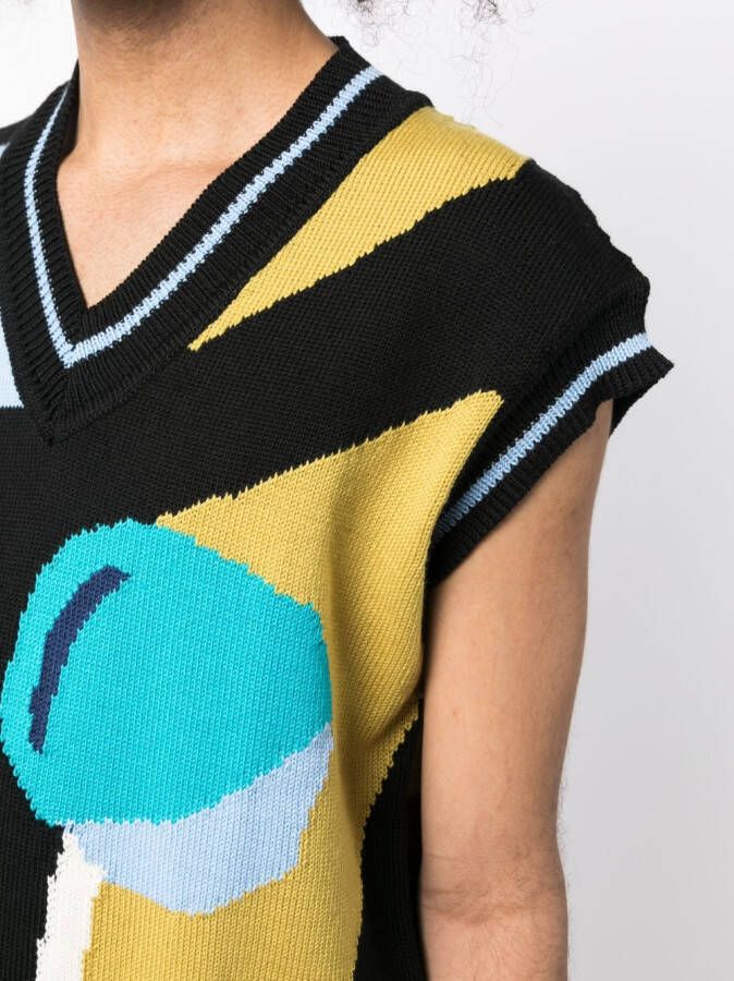Bethany Williams Spencer met print Zwart